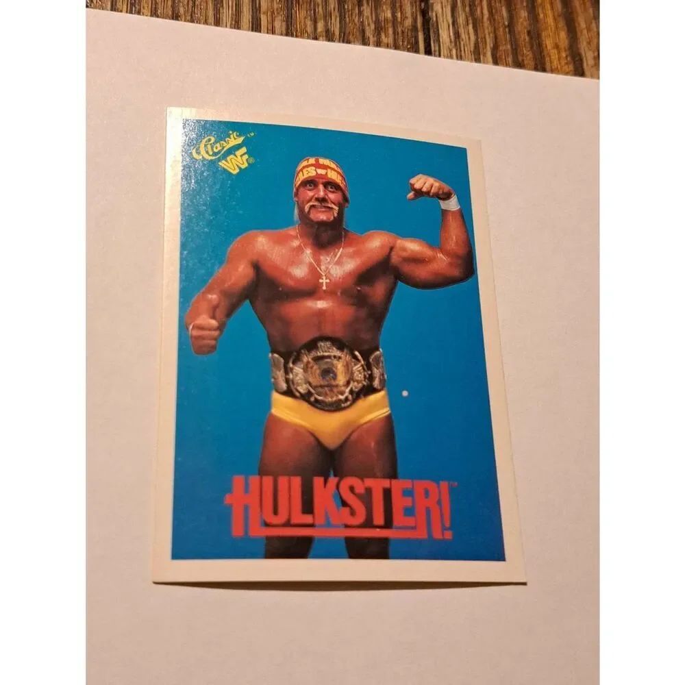 Vintage 1990 WWF Hulk Hogan Trading Card #125 Classic Titan Sports